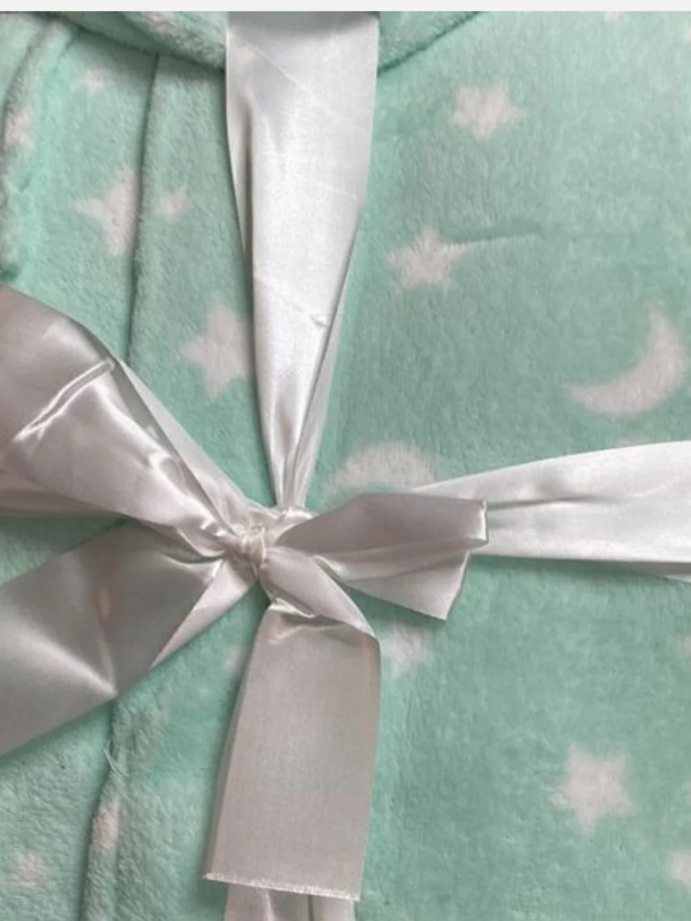 Warm & Cozy Fleece Robe - Light Aqua